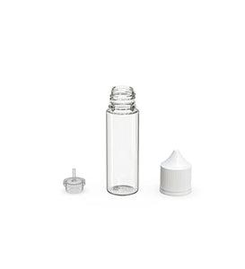 Chubby Gorilla 50ML Unicorn Bottle V3 - Clear Bottle/White Cap - WORLDTRADERS USA