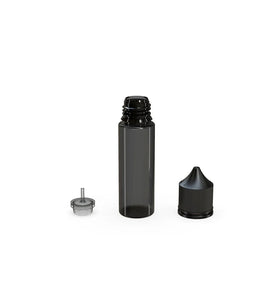 Chubby Gorilla 50ML Unicorn Bottle V3 - Translucent Black Bottle/Black Cap - WORLDTRADERS USA
