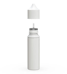Chubby Gorilla 50ML Unicorn Bottle V3 - Opaque White Bottle/White Cap - WORLDTRADERS USA