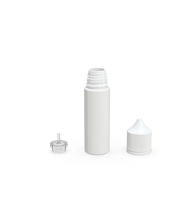 Chubby Gorilla 50ML Unicorn Bottle V3 - Opaque White Bottle/White Cap - WORLDTRADERS USA
