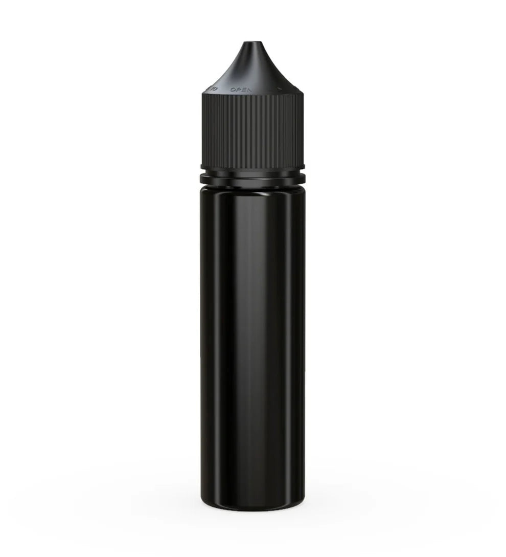 Chubby Gorilla 60ML Unicorn Bottle V3 Opaque Black Bottle/Black Cap - WORLDTRADERS USA