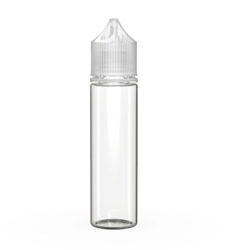 Chubby Gorilla 60ML Unicorn Bottle V3 - Clear Bottle/Natural Cap - WORLDTRADERS USA