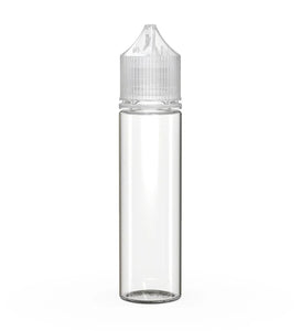 Chubby Gorilla 60ML Unicorn Bottle V3 - Clear Bottle/Natural Cap - WORLDTRADERS USA