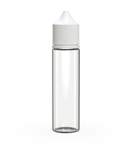 Chubby Gorilla 60ML Unicorn Bottle V3 - Clear Bottle/White Cap - WORLDTRADERS USA