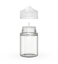 Cargar imagen en el visor de la galería, Chubby Gorilla 60ML Stubby Unicorn Bottle - Clear Bottle/Natural Cap - WORLDTRADERS USA