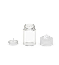 Cargar imagen en el visor de la galería, Chubby Gorilla 60ML Stubby Unicorn Bottle - Clear Bottle/Natural Cap - WORLDTRADERS USA
