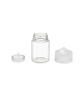 Chubby Gorilla 60ML Stubby Unicorn Bottle - Clear Bottle/Natural Cap - WORLDTRADERS USA