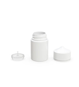 Chubby Gorilla 60ML Stubby Unicorn Bottle - Opaque White Bottle/White Cap - WORLDTRADERS USA