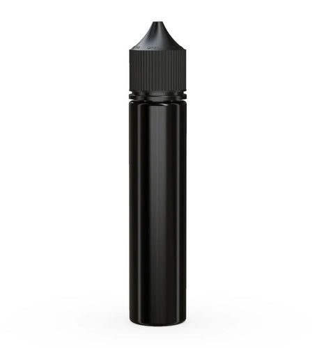 Chubby Gorilla 75ML Unicorn Bottle V3 - Opaque Black Bottle/Black Cap - WORLDTRADERS USA