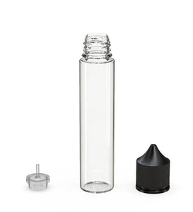 Chubby Gorilla 75ML Unicorn Bottle V3 - Clear Bottle/Black Cap - WORLDTRADERS USA