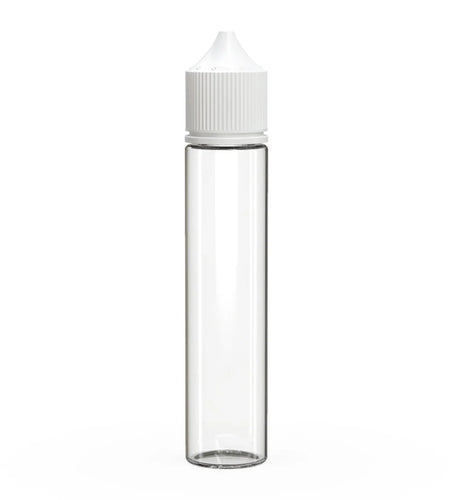 Chubby Gorilla 75ML Unicorn Bottle V3 - Clear Bottle/White Cap - WORLDTRADERS USA
