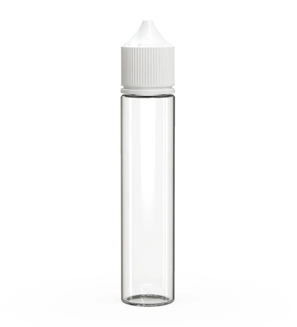 Chubby Gorilla 75ML Unicorn Bottle V3 - Clear Bottle/White Cap - WORLDTRADERS USA