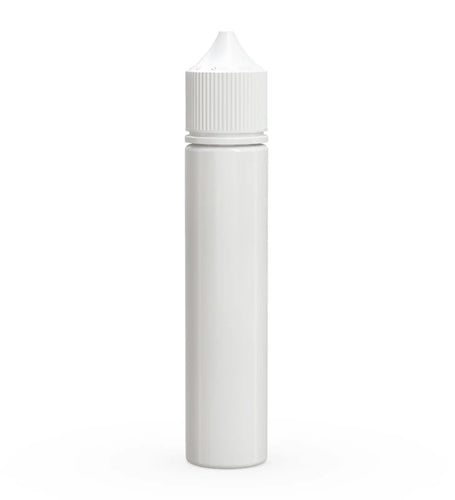Chubby Gorilla 75ML Unicorn Bottle V3 - Opaque White Bottle/White Cap - WORLDTRADERS USA