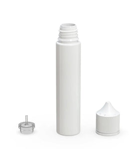 Chubby Gorilla 75ML Unicorn Bottle V3 - Opaque White Bottle/White Cap - WORLDTRADERS USA