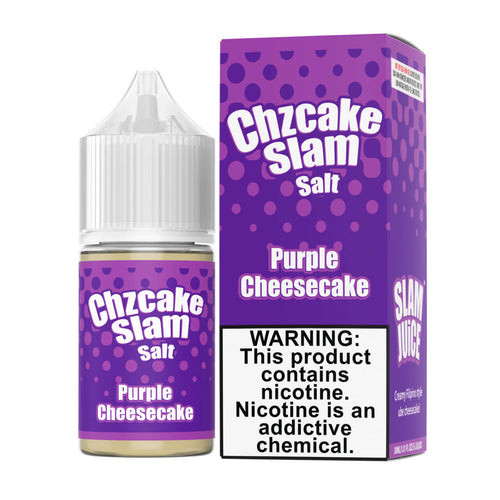 Chzcake Slam Purple Cheesecake Salt 30ml E-Juice - WORLDTRADERS USA