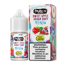 Load image into Gallery viewer, Fruision Salts Sweet Apple Sugar Baby Ice 30ml E-Juice