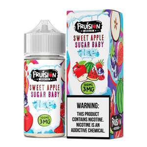 Fruision Sweet Apple Sugar Baby Ice 100ml E-Juice - WORLDTRADERS USA LLC