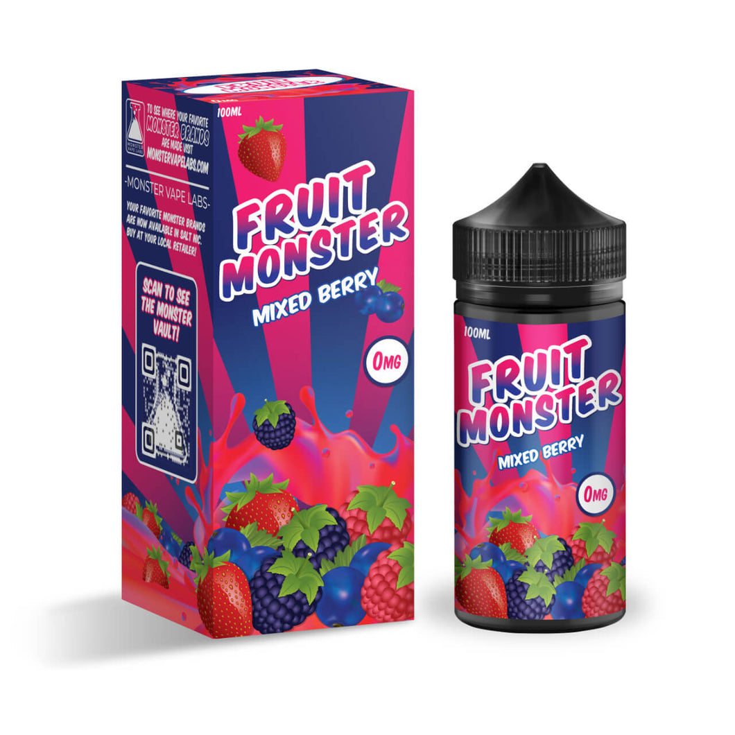 Fruit Monster Mixed Berry 100ml E-Juice - WORLDTRADERS USA LLC (Vapeology)