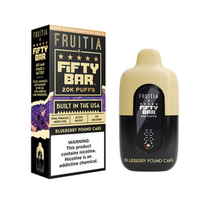 Fruitia x Fifty Bar 20000 Puff Disposable - WORLDTRADERS USA