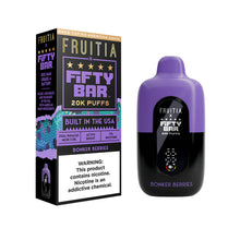 Load image into Gallery viewer, Fruitia x Fifty Bar 20000 Puff Disposable - WORLDTRADERS USA