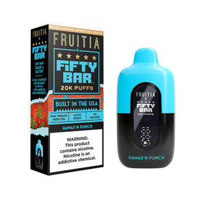 Fruitia x Fifty Bar 20000 Puff Disposable - WORLDTRADERS USA