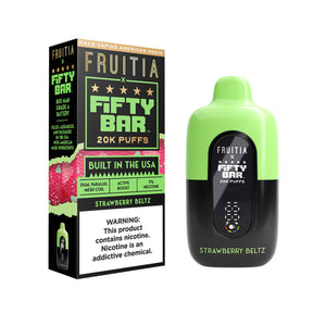 Fruitia x Fifty Bar 20000 Puff Disposable - WORLDTRADERS USA
