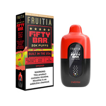 Load image into Gallery viewer, Fruitia x Fifty Bar 20000 Puff Disposable - WORLDTRADERS USA