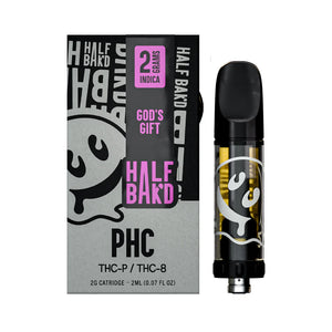 Half Bakd God's Gift - 2G PHC Cartridge (Indica) - DISTRODEALS