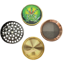 Cargar imagen en el visor de la galería, LEAF 4PC ALUMINUM MAGNETIC GRINDER (7) - WORLDTRADERS USA
