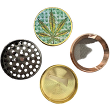 Cargar imagen en el visor de la galería, LEAF 4PC ALUMINUM MAGNETIC GRINDER (1) - WORLDTRADERS USA