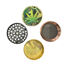Cargar imagen en el visor de la galería, LEAF 4PC ALUMINUM MAGNETIC GRINDER (11) - WORLDTRADERS USA