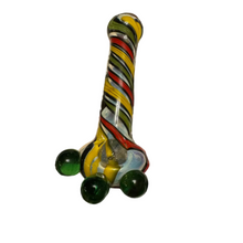 Cargar imagen en el visor de la galería, 5 INCH GLASS BOWL W/CARB HOLE - (18) - WORLDTRADERS USA