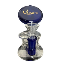 Cargar imagen en el visor de la galería, CLOVER 6 INCH BLUE GLASS BONG (14MM) - WORLDTRADERS USA