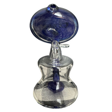 Cargar imagen en el visor de la galería, CLOVER 6 INCH BLUE GLASS BONG (14MM) - WORLDTRADERS USA