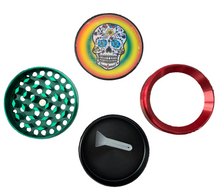 Cargar imagen en el visor de la galería, SKULL 4PC ALUMINUM MAGNETIC GRINDER (3) - WORLDTRADERS USA