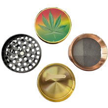 Cargar imagen en el visor de la galería, LEAF 4PC ALUMINUM MAGNETIC GRINDER (10) - WORLDTRADERS USA