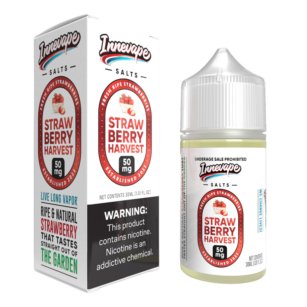 Innevape Strawberry Harvest Salts 30ml E-Juice