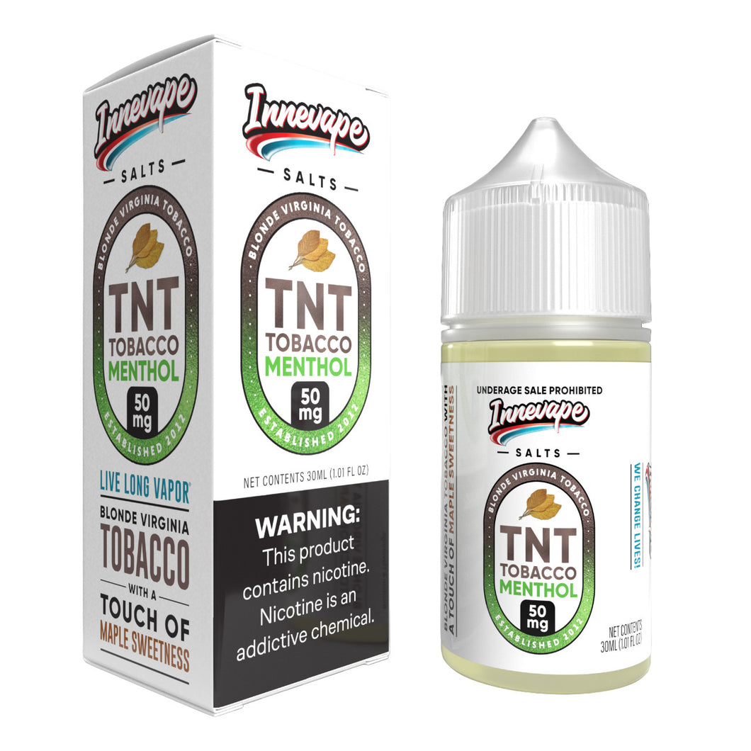Innevape TNT Tobacco Menthol Salts 30ml E-Juice