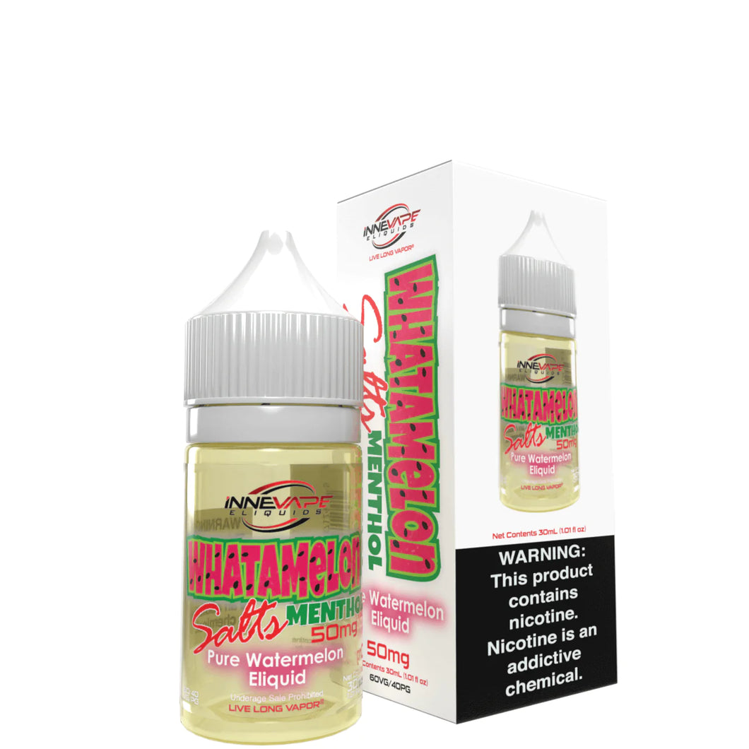 WHATAMELON MENTHOL SALTS - INNEVAPE E-LIQUID - 30ML - WORLDTRADERS USA LLC (Vapeology)