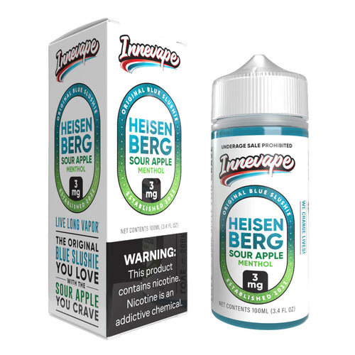 Innevape Heisenberg Sour Apple Menthol 100ml E-Juice - WORLDTRADERS USA