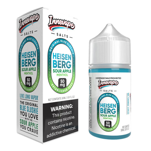Innevape Heisenberg Sour Apple Menthol Salts 30ml E-Juice - WORLDTRADERS USA