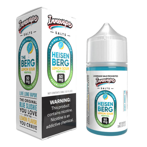 Innevape Lemon Sour Menthol Salts 30ml E-Juice - WORLDTRADERS USA