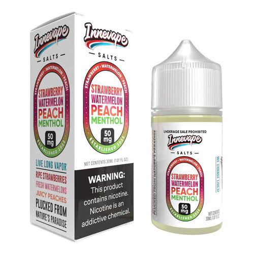 Innevape Strawberry Watermelon Peach Menthol Salts 30ml E-Juice - WORLDTRADERS USA
