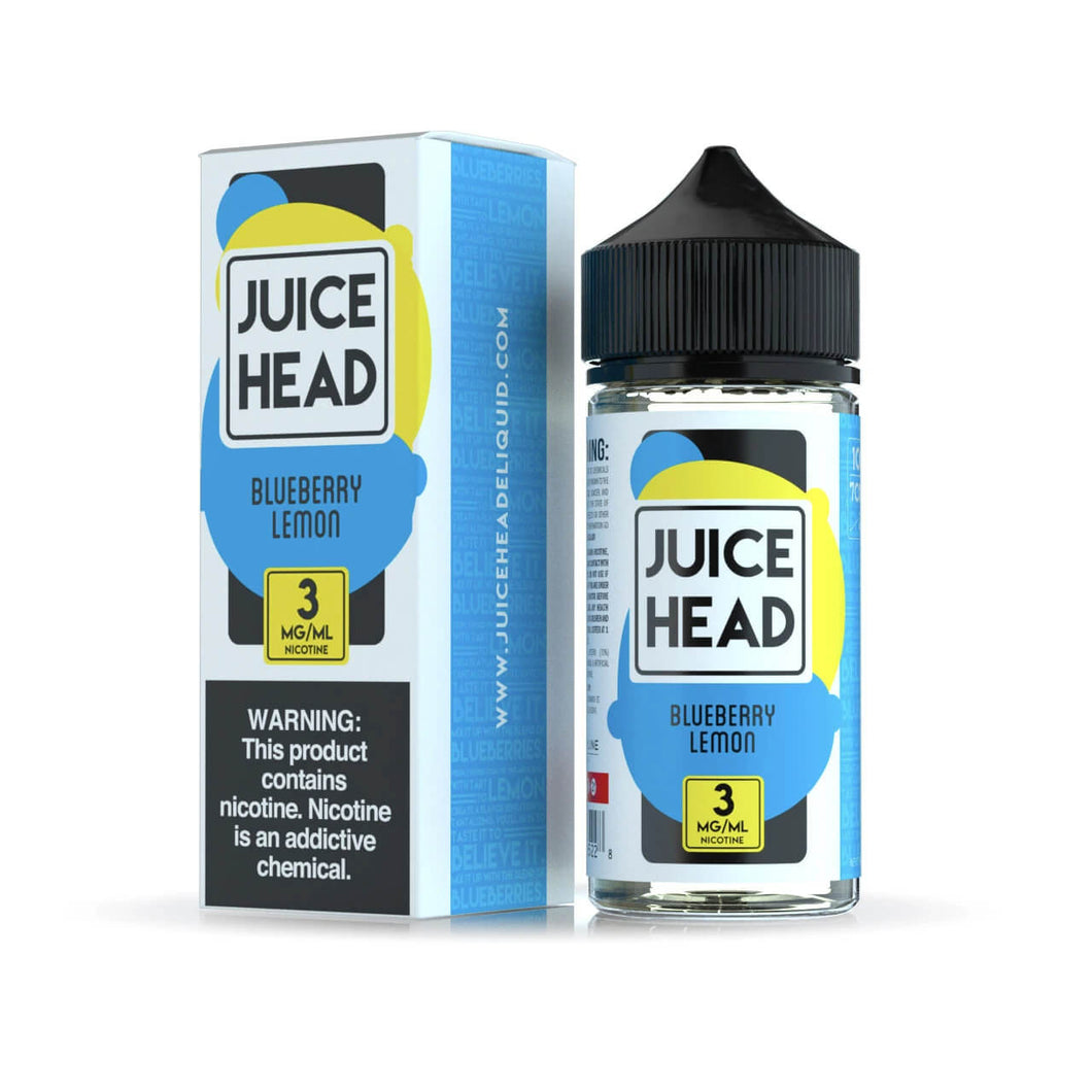 JuiceHead Blueberry Lemon 100ml E-Juice - WORLDTRADERS USA LLC