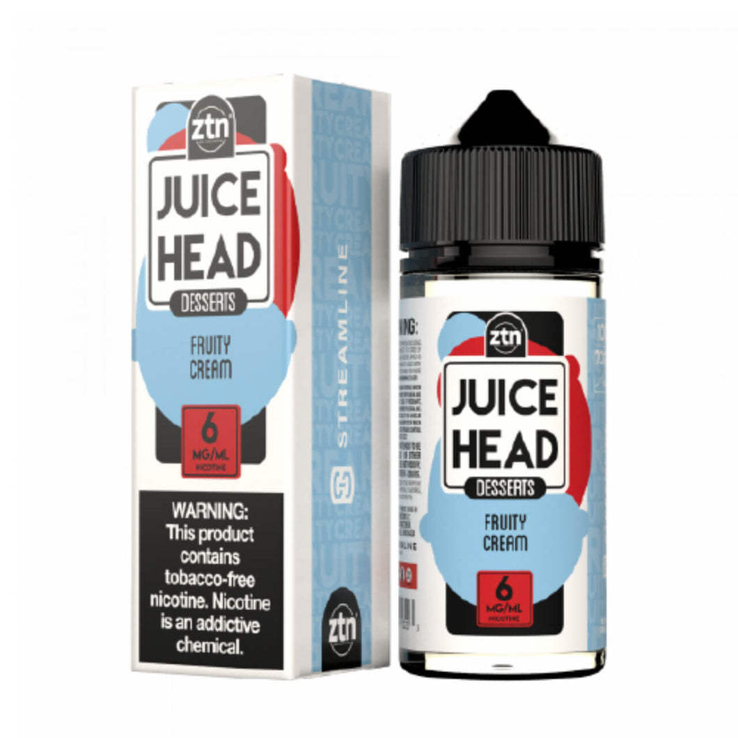 JuiceHead Desserts ZTN Fruity Cream 100ml E-Juice - WORLDTRADERS USA LLC