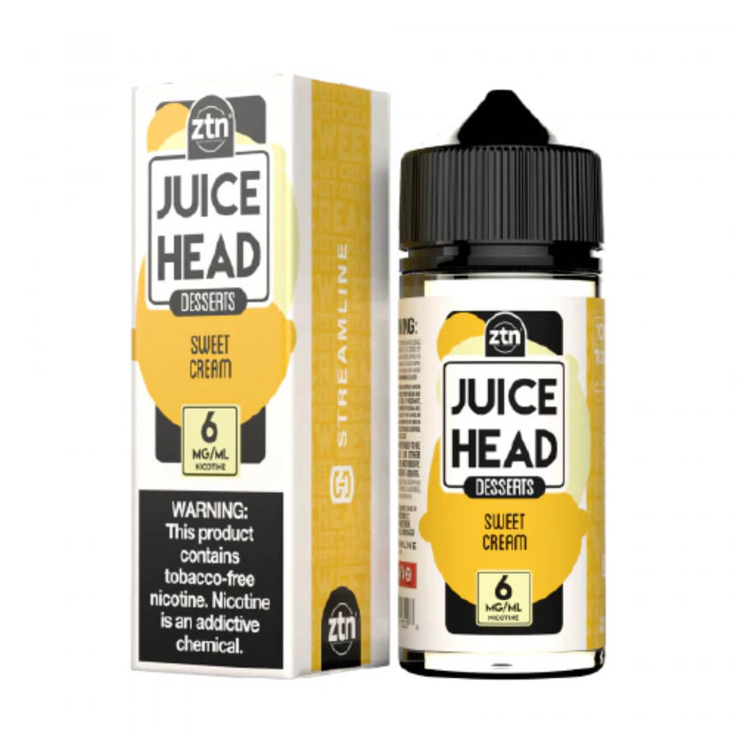 JuiceHead Desserts ZTN Sweet Cream 100ml E-Juice - WORLDTRADERS USA LLC