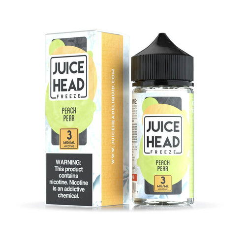 JuiceHead Peach Pear Freeze 100ml E-Juice - WORLDTRADERS USA LLC