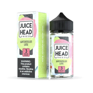 JuiceHead Freeze Watermelon Lime 100ml E-Juice - WORLDTRADERS USA LLC