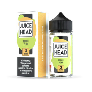 JuiceHead Peach Pear 100ml E-Juice - WORLDTRADERS USA LLC