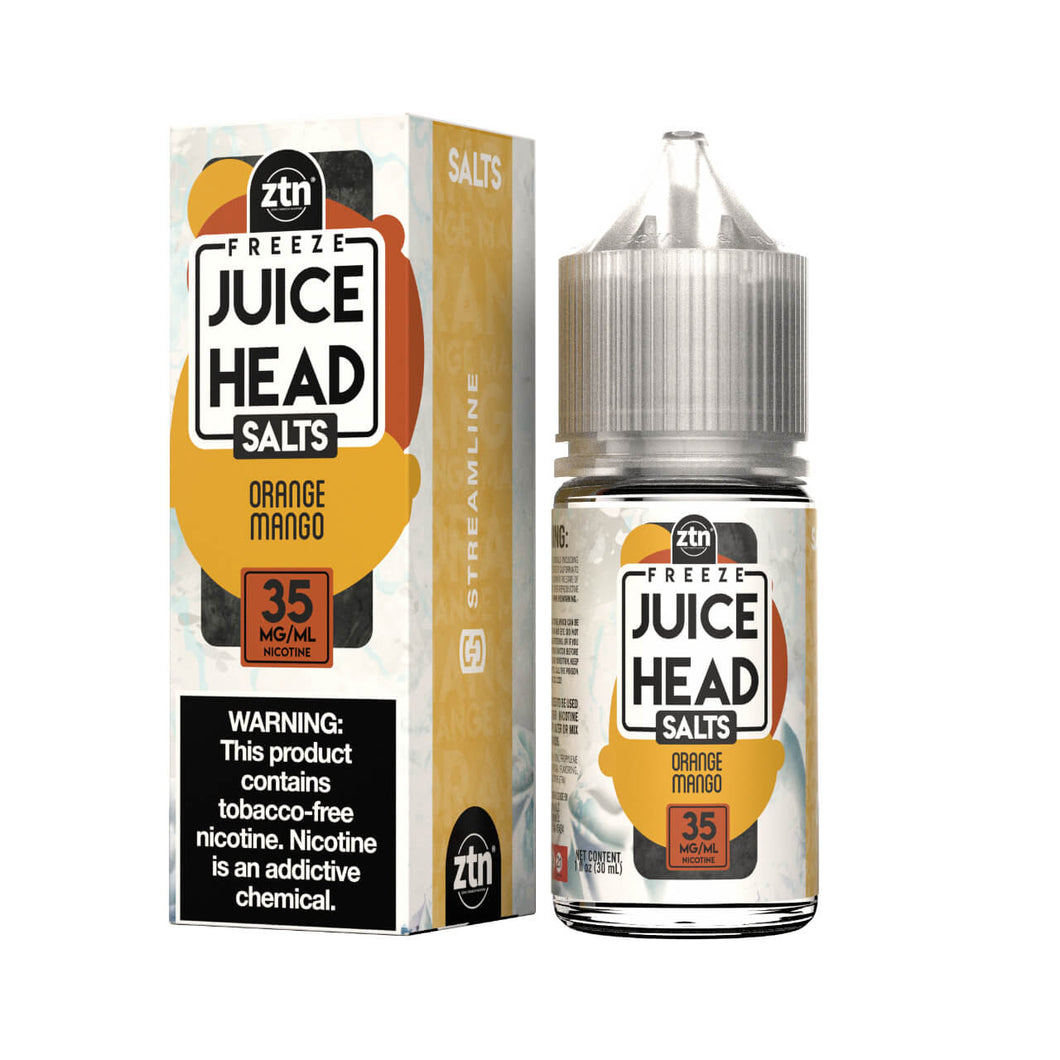 JuiceHead ZTN Orange Mango Freeze Salts 30ml E-Juice - WORLDTRADERS USA LLC